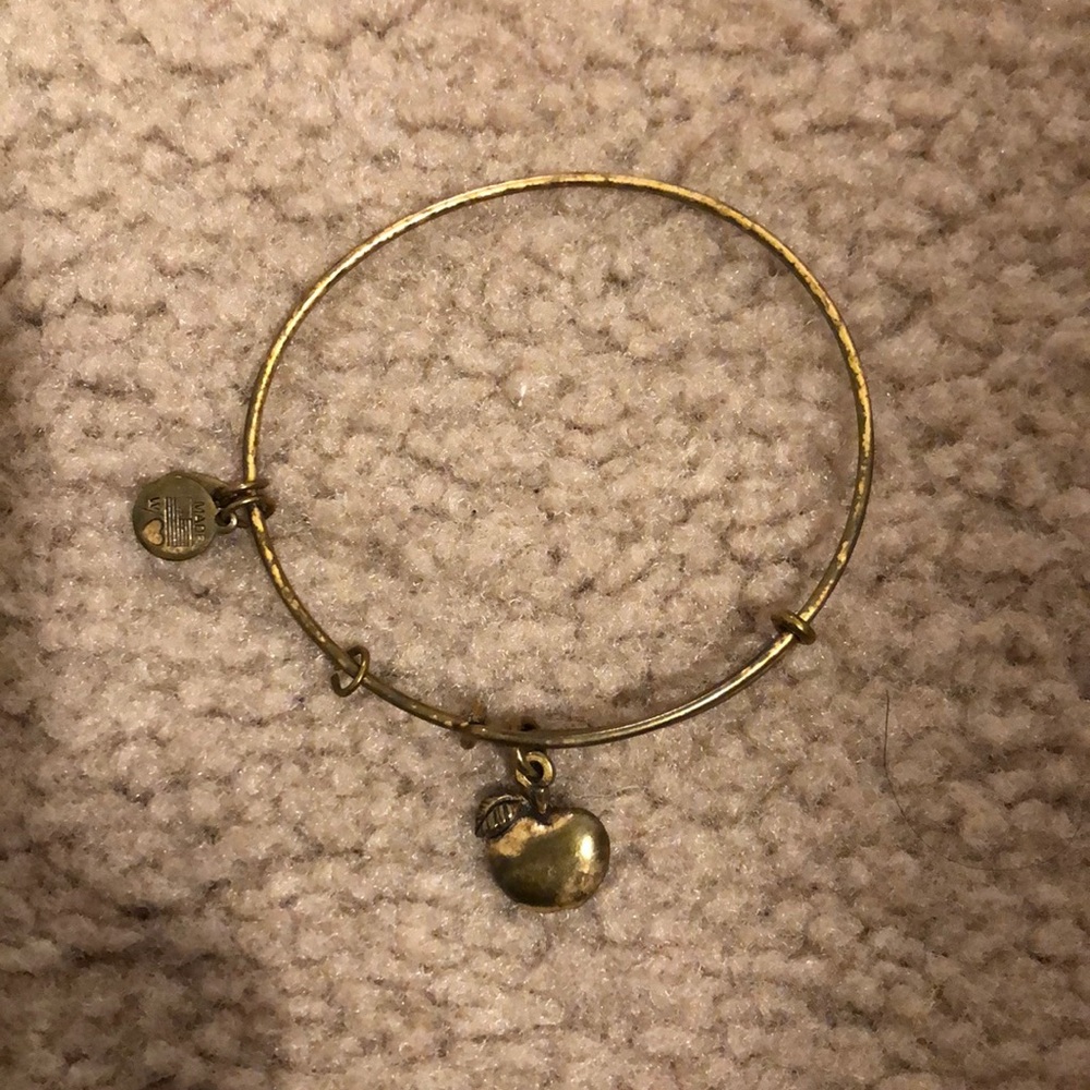 Gold Apple Alex and Ani Bracelet